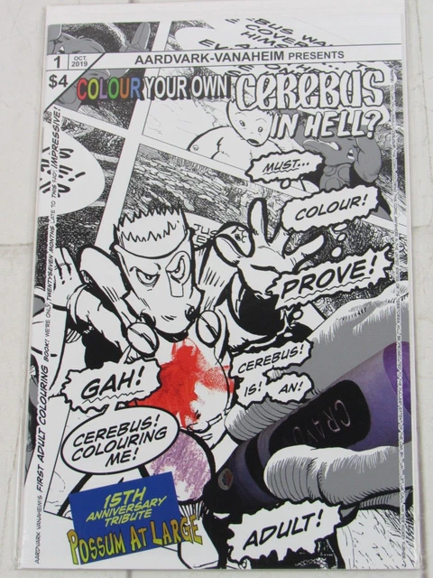 Colour Your Own: Cerebus in Hell? #1 2019 Aardvark-Vanaheim