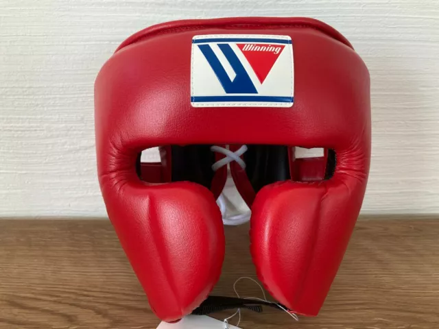 Winning Head Gear FG-2900 Face Guard Type Boxing Red/Black/Blue/White M/L New