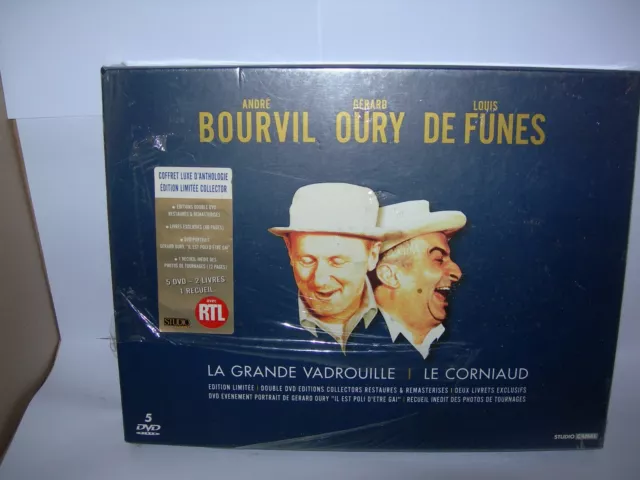 Coffret 5 DVD : LA GRANDE VADROUILLE + LE CORNIAUD -  4 photos dispo!!!!