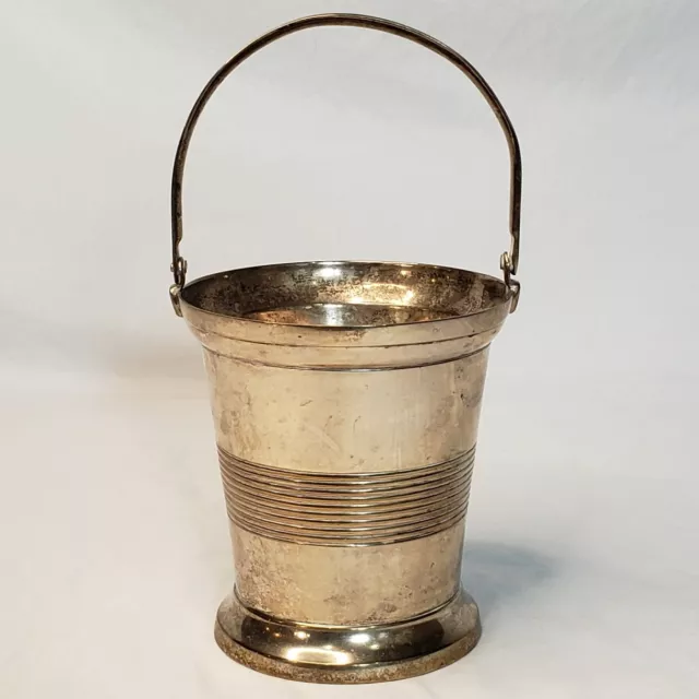 Art Deco Alpaca Small Champagne Ice Bucket  1930s