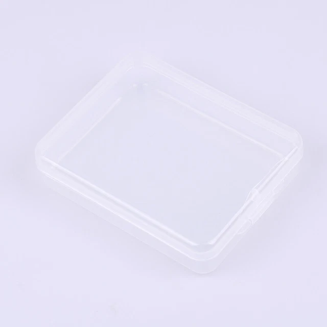 Photocard Storage Box trasparente piccola memoria schede box desk organizer B-lk