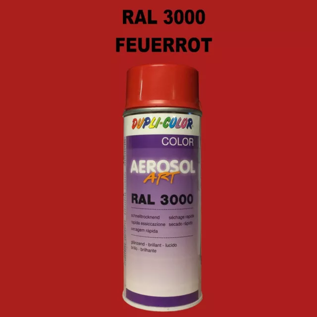 Dupli Color RAL 3000 Feuerrot Spraydose 400ml glänzend Farbenspray Autolack