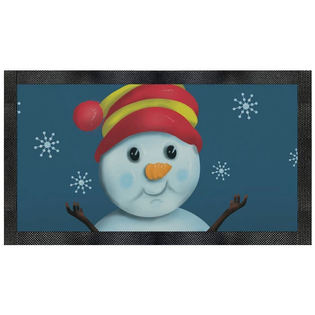 'Snowman Scene' Pet Feeding Mat (PM00020476)