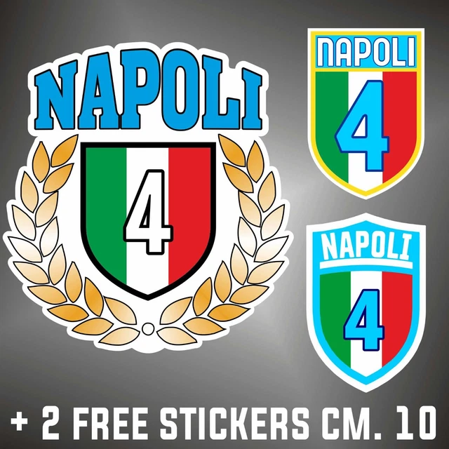Autocollant Vintage AC Milan - Scudetto Années 80 - Fabriqué En Italie