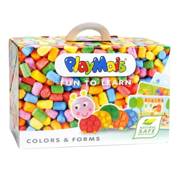 PlayMais Fun to Learn Colors & Forms Educational Toy for Kids from 3 Years   Cra