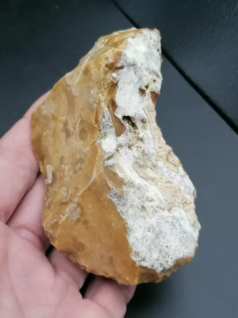 France Lower Paleolithic Acheulean Large Beautiful Scraper Heidelbergensis