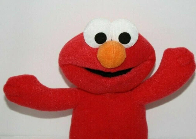 Sesame Street Elmo Doll Mini 7" Cloth Eyes Plush Fisher Price C6219/C6218 2003