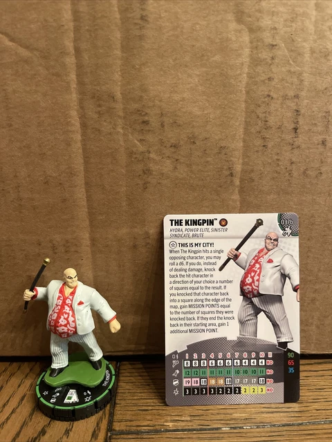 Marvel Heroclix Spider-Man Beyond Amazing The Kingpin 037b Rare Prime