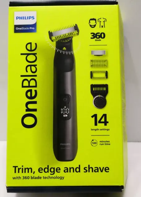 Philips OneBlade 360 Face+Body PRO Hybrid Electric Trimmer and Shaver QP6551/15