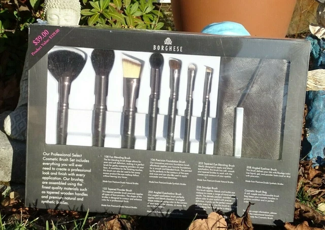 Borghese   Professional Select 8 Pcs. Brushes For Face & Eyes +Brush Brush Bag