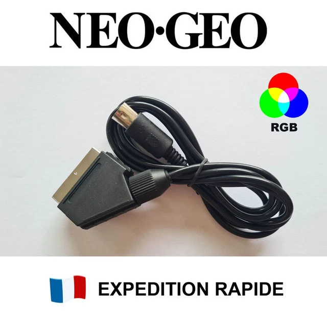 Câble SCART RGB Officiel SNK Pour Neo Geo AES – Pour TV PAL (occasion)