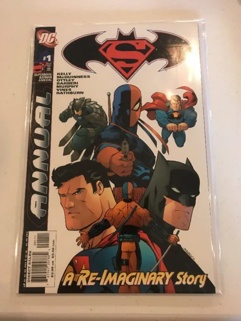 SUPERMAN BATMAN ANNUAL #1 Dec 2006 NM 9.4-9.6 W DEATHSTROKE Cover / App