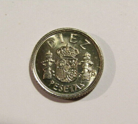Spain 1983 10 Pesetas unc Coin