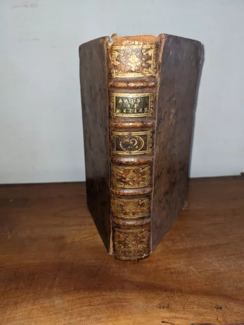 Livre Ancien – Le Rime De M. Francesco Petrarca – Édition De 1746 – Italien