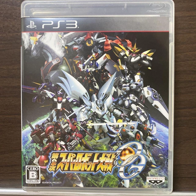 PS3 SUPER ROBOT Wars 2nd OG PlayStation 3 Tested used Japanese Games