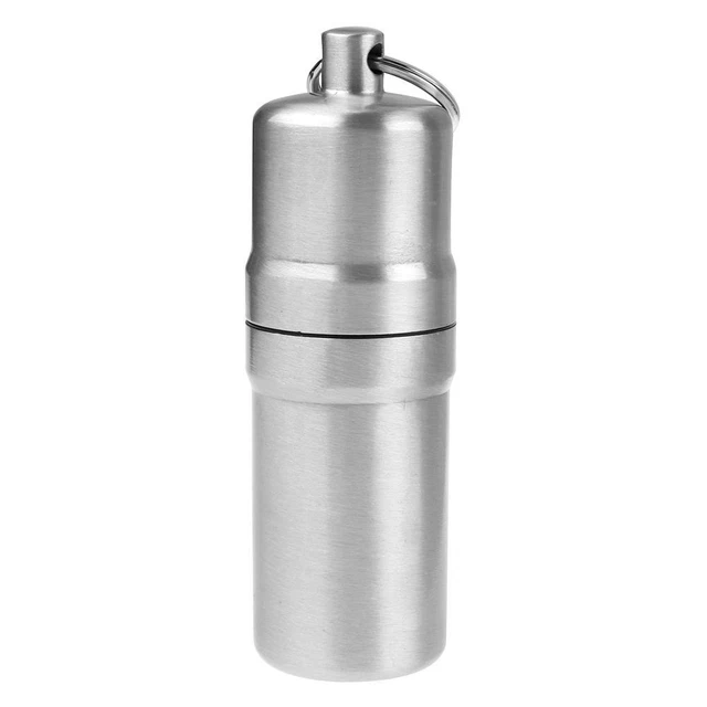 Stainless Steel Waterproof Cigarette Case 10 Cigarettes Holder Box (Silver) FS2#