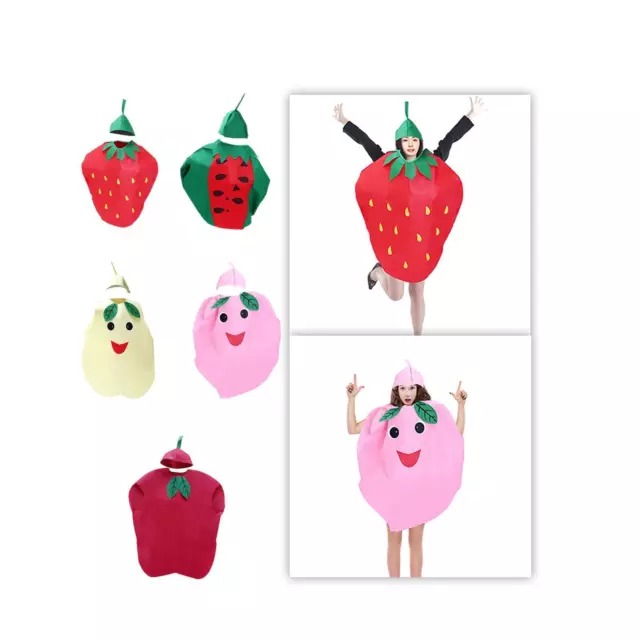 Costume de fruits pour adultes, déguisement réutilisable, nourriture Adorable,