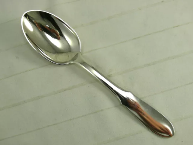 Georg Jensen modèle Mitra métal argenté, 6 cuillères de table, Spoons. Lot 1/2. 2