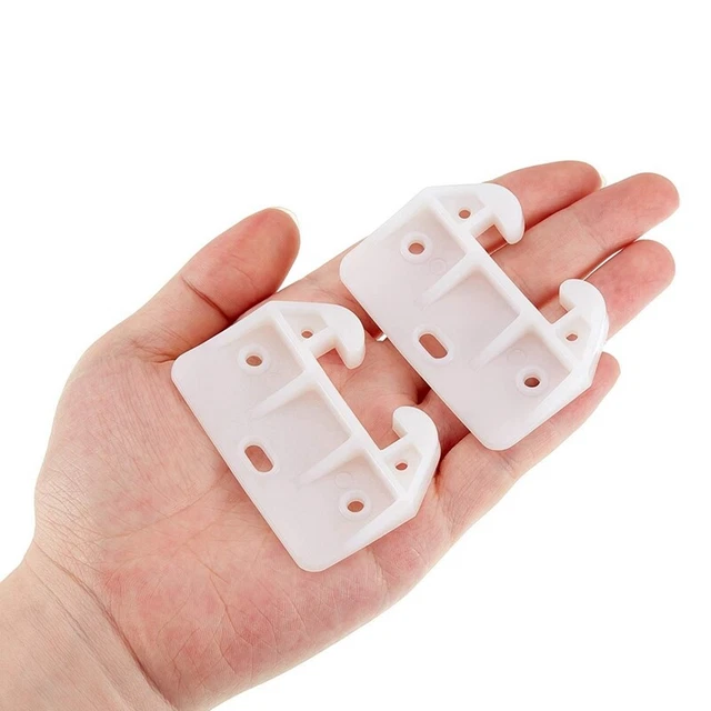 Guide Per Cassetti In Plastica Scanalate, 1 Set Da 300mm - Per Armadi, Comodini, Cassettiere (Nero)
