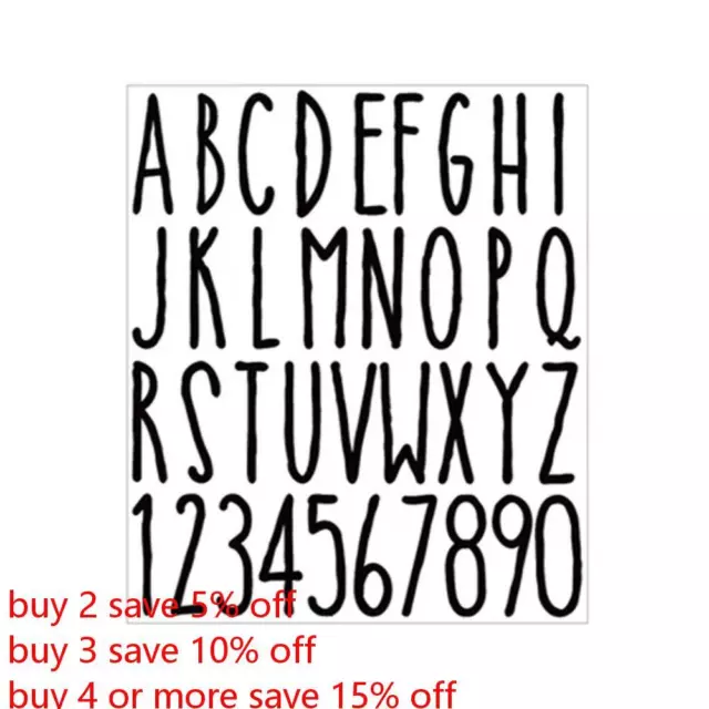 VINYL LETTER STICKERS Letter Stickers Large Cardboard Letters Alphabet  Stickers $14.73 - PicClick AU