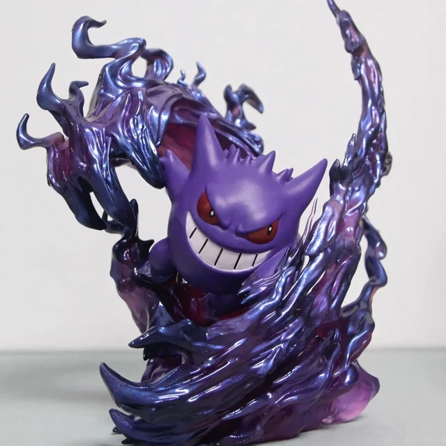 Statuette Pokémon 11.5cm Figurine Pokémon Gengar Ectoplasma - 11,5 Cm - Mécanismes Dynamiques