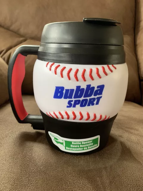 Bubba SPORT KEG 52 oz Baseball Thermal Insulated Travel Mug Cup w/Bottle Opener
