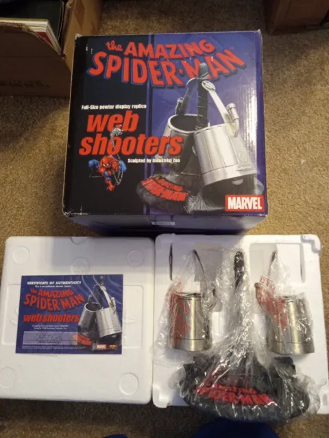 Spider-man Web Shooter Comic Prop Replica Full Size Pewter Spiderman