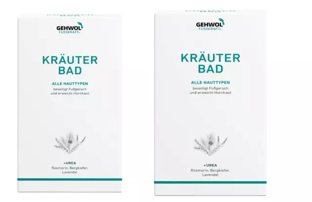 2x GEHWOL Fusskraft - Kräuterbad 400 g Fußbad