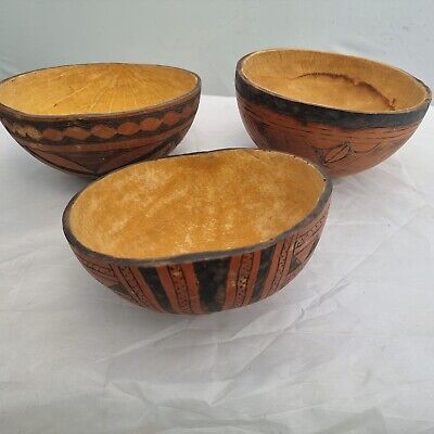 Old wooden African bowl calebasse ancienne Afrique bois african decoration