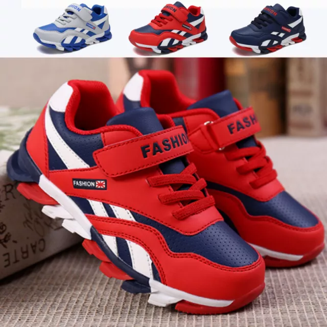 Kids Sneakers Boys Girls Running Shoes Lightweight Breathable Boys Tennis Size