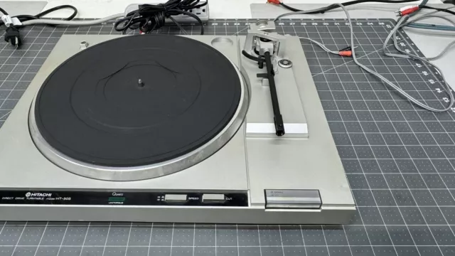 Hitachi Model HT-50S Direct Drive Turntable No Cartridge Doesn’t Power On Repair 3