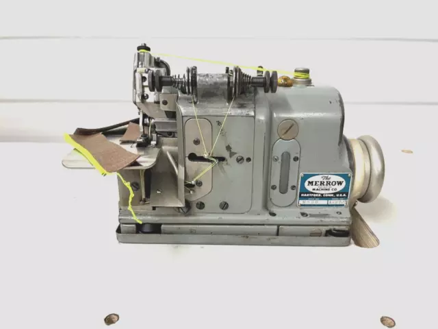 Merrow  M-3U Emblem Edge Decorative Stitch 110V Servo  Industrial Sewing Machine