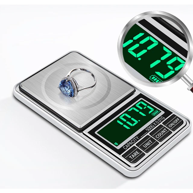 High Precision Electronic Scale Mini Digital Pocket Scales Weight Measuring