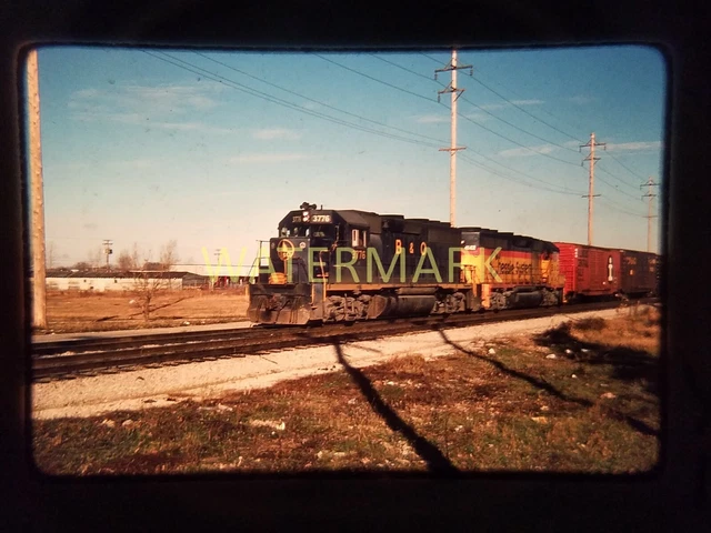 XL14 ORIGINAL TRAIN SLIDE B&O Chessie System 3776 Rockville Bridge PA 1976