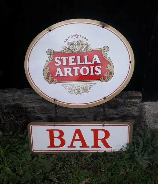 Enseigne Stella Artois , plaque aluminium