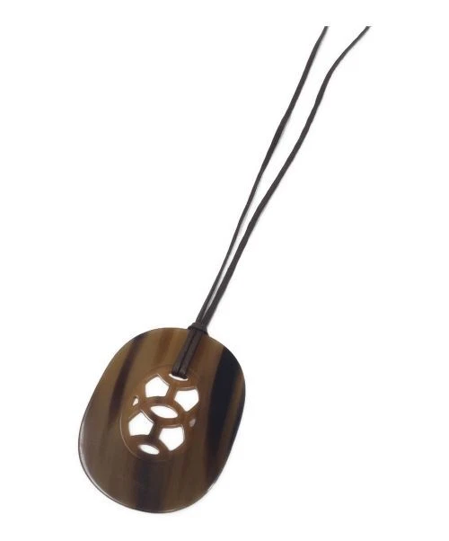 Hermes Buffalo Horn Necklace 65100