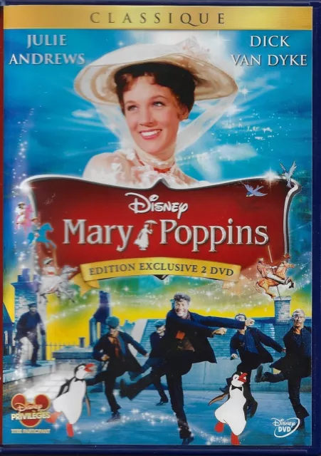 2 DVD MARY POPPINS Julie Andrews Walt Disney