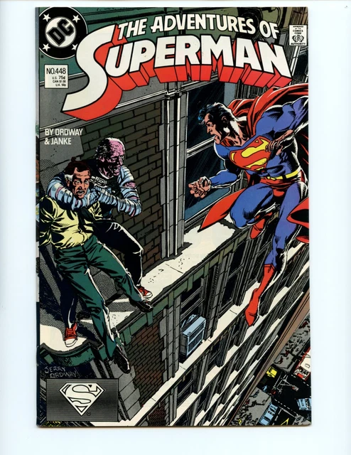 Adventures of Superman #448 Comic Book 1988 VF Jerry Ordway DC Inspector Bill