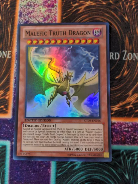 Yu-Gi-Oh! Malefic Truth Dragon CT09-EN016 Limited Super Rare NM