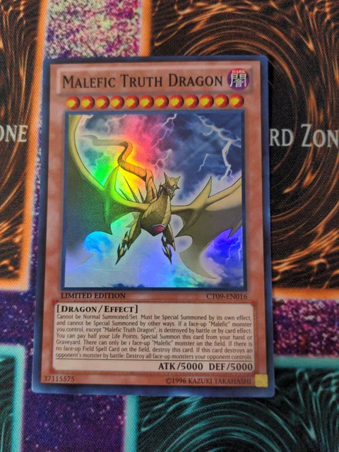 Yu-Gi-Oh! Malefic Truth Dragon CT09-EN016 Limited Super Rare NM