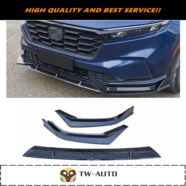FIT FOR HONDA CRV CRV 2023 2024 Carbon Style Front Bumper Lip Spoiler