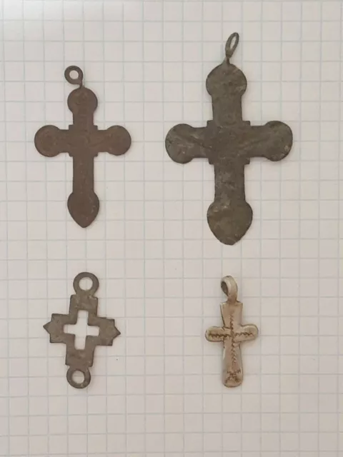 medieval crosses 4 pieces