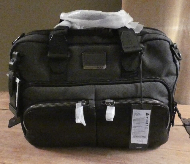 Tumi Alpha Bravo Albany Slim Briefcase - Black 103306-1041 - Fits 14" Laptop