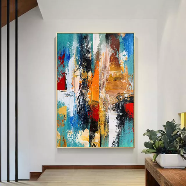 Mintura Hand Painted Abstract Oil Painting On Canvas Wall Art Picture Home Decor 3