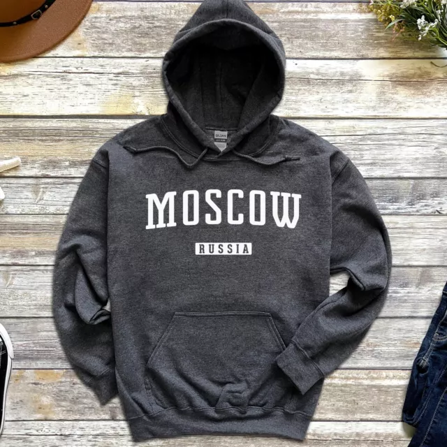 Moscow Hoodie | Moscow Russia Pullover Hoodie | Kremlin, Soviet Union, USSR