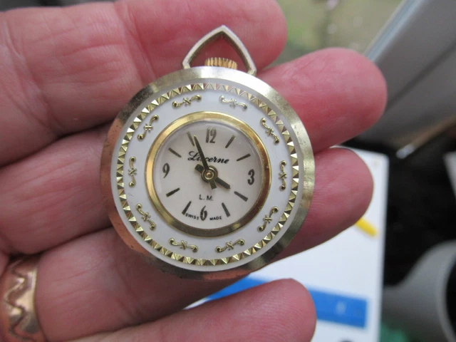 Vintage Lucerne Pendant Watch $25.00 | Steampunk couture, Pendant watches,  Punk vintage