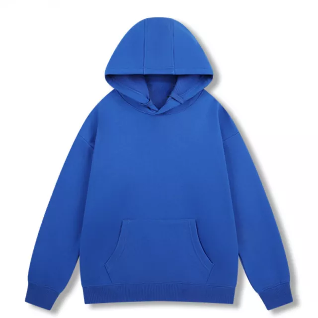 Donna Ragazze Fodera Pile con Cappuccio Pullover Camicia Top Felpa Casual SPORTS