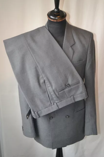Abito doppio petto vintage Gianni Apello pura lana taglia Sm W 32 L 27 revival