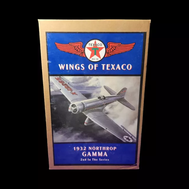 1992 Ertl Wings Of Texaco Airplane Model 1932 Northrop Gamma 2Nd Series New