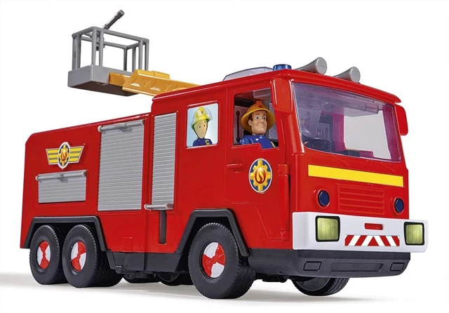 Camion De Pompiers Dickie Viper - 27cm Avec Sons Et Lumières - Échelle Extensible - Jouet Enfant Dès 3 Ans